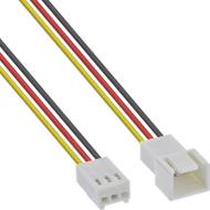 Kabllo zgjatues ventilatori InLine, 3 pin Molex, 1m, i bardhë