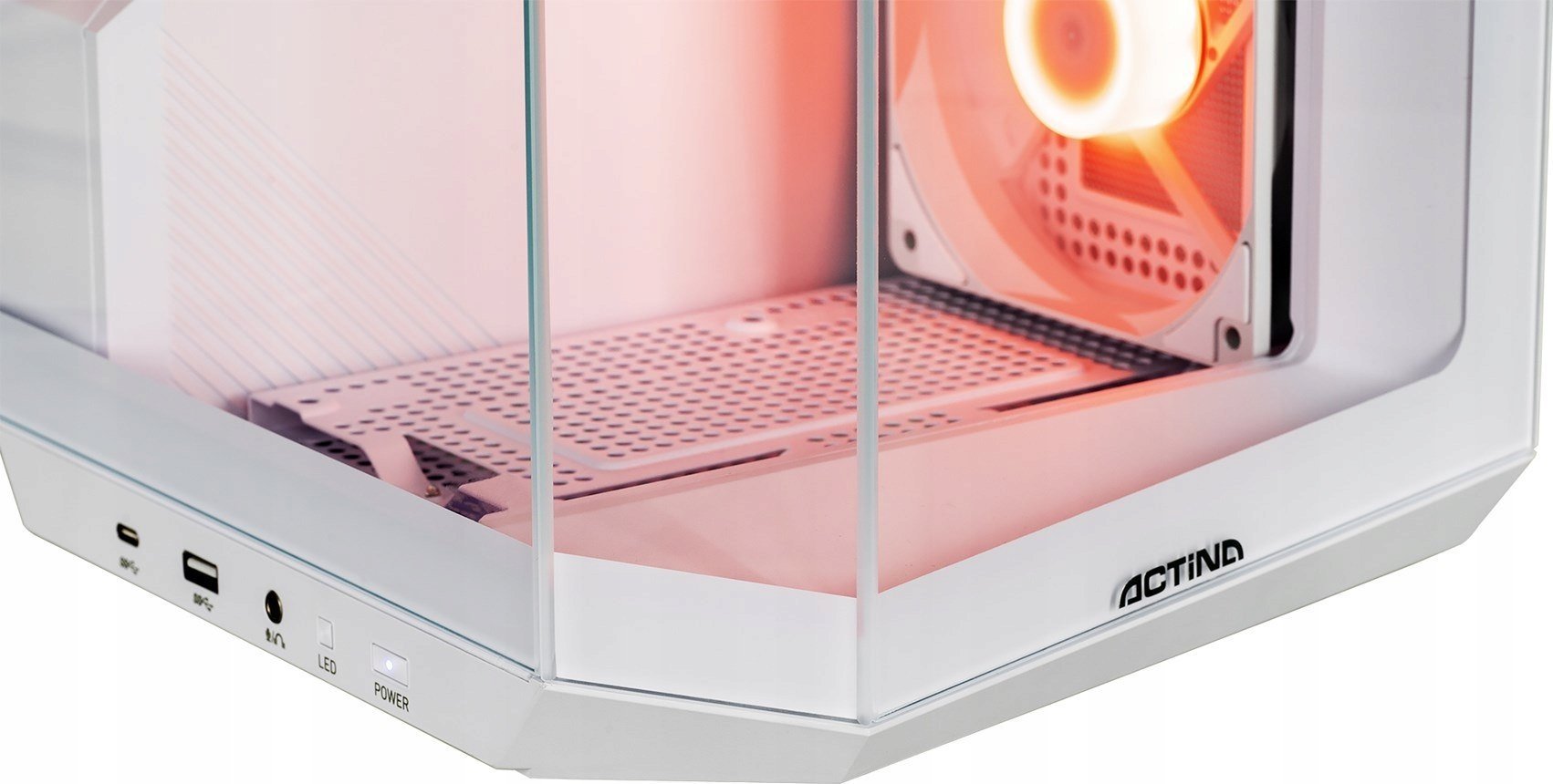 Kompjuter gaming Actina Ryzen 7 7800X3D, 32GB DDR5, RTX 4070 Ti Super, 1TB SSD, i bardhë