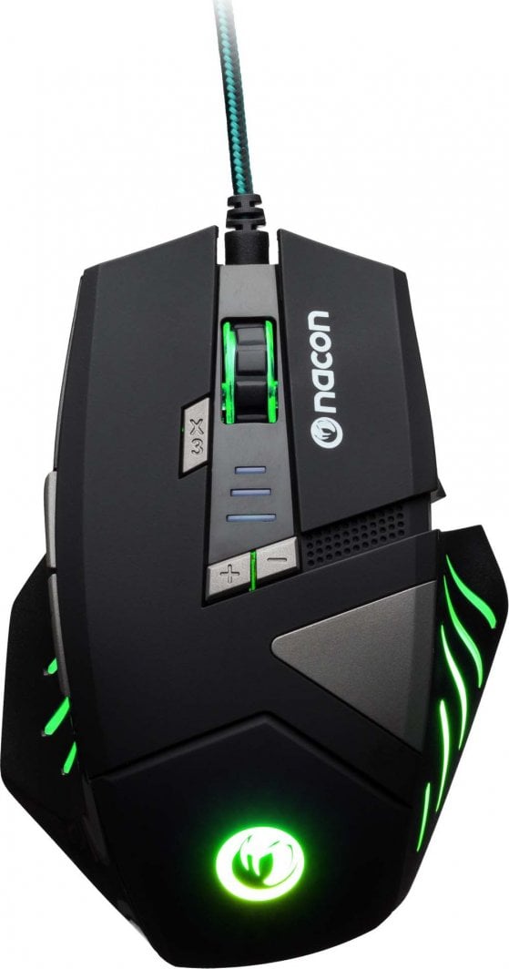 Maus Nacon GM-300, me kabllo, USB, i zi