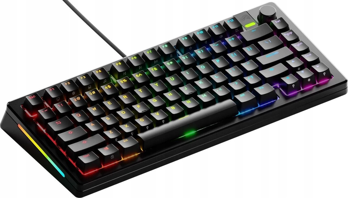 Гејминг тастатура Glorious GMMK 3 Pro 75%, механичка со кабел, линеарна, црна