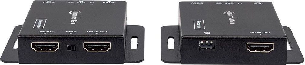 Sistem transmetimi HDMI mbi Ethernet Manhattan 207461, deri 50m, CAT6 6a 7, i zi