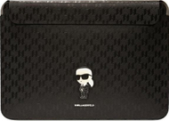 Mbrojtëse laptopi Karl Lagerfeld Saffiano Monogram Ikonik KLCS16SAKHPKK, 16", e zezë
