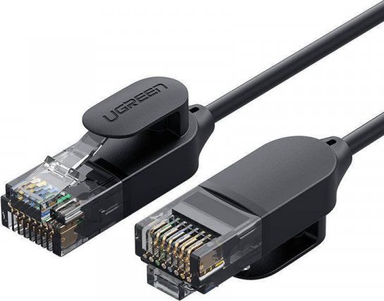 Kabllo rrjeti Ugreen, RJ45, Cat.6A, UTP, 0.5 m, e zezë