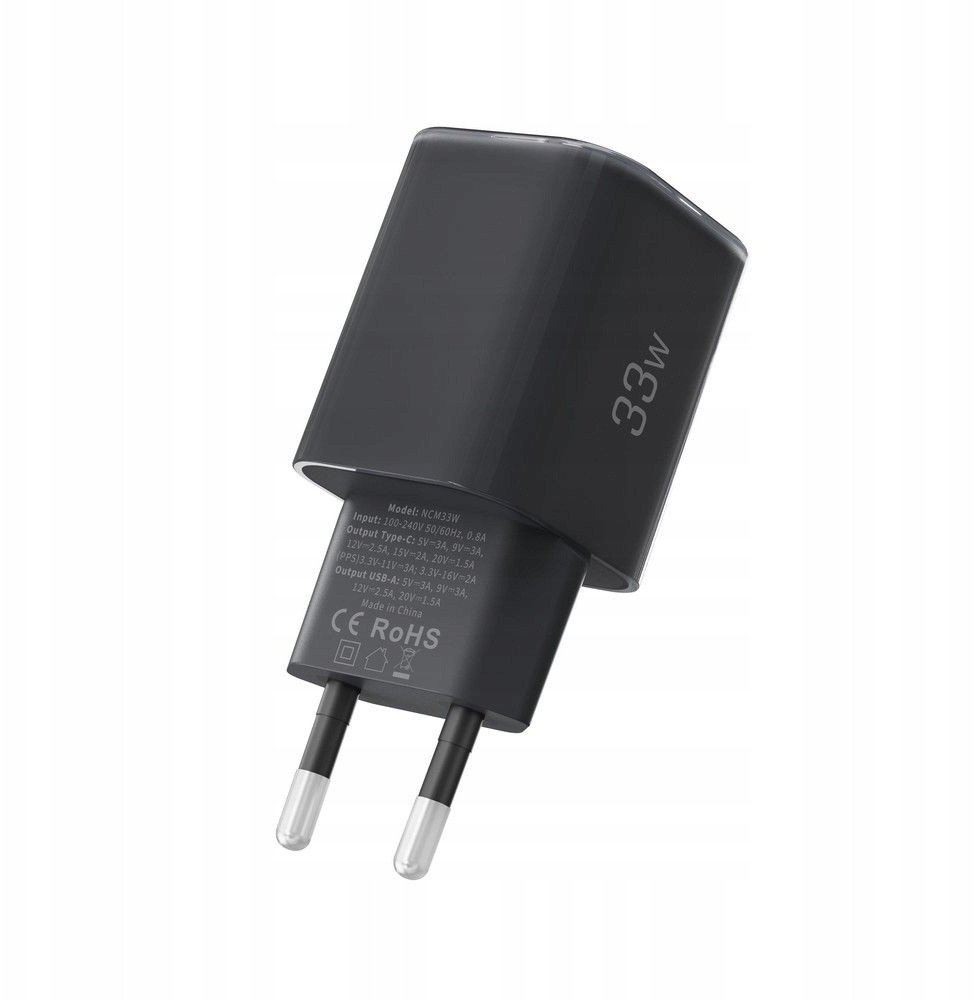 Karikues muri Tech-Protect NCM33W, 2 porte, 33W PD QC3.0, i zi