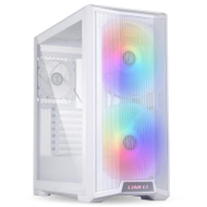 Kuti PC Lian Li LANCOOL 215 ARGB, mid tower, xham i temperuar, e bardhë