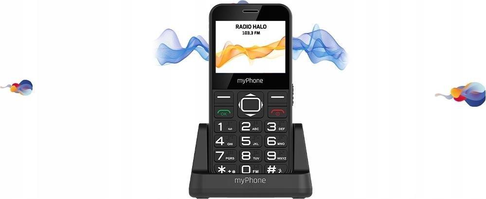 Telefoni mobil MyPhone Halo 3, ekran 2.3", bateri 1000mAh, i kuq e zi