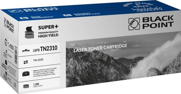 Toner Black Point LBPBTN2310, zëvendësues për Brother TN-2310, 1200 faqe, i zi