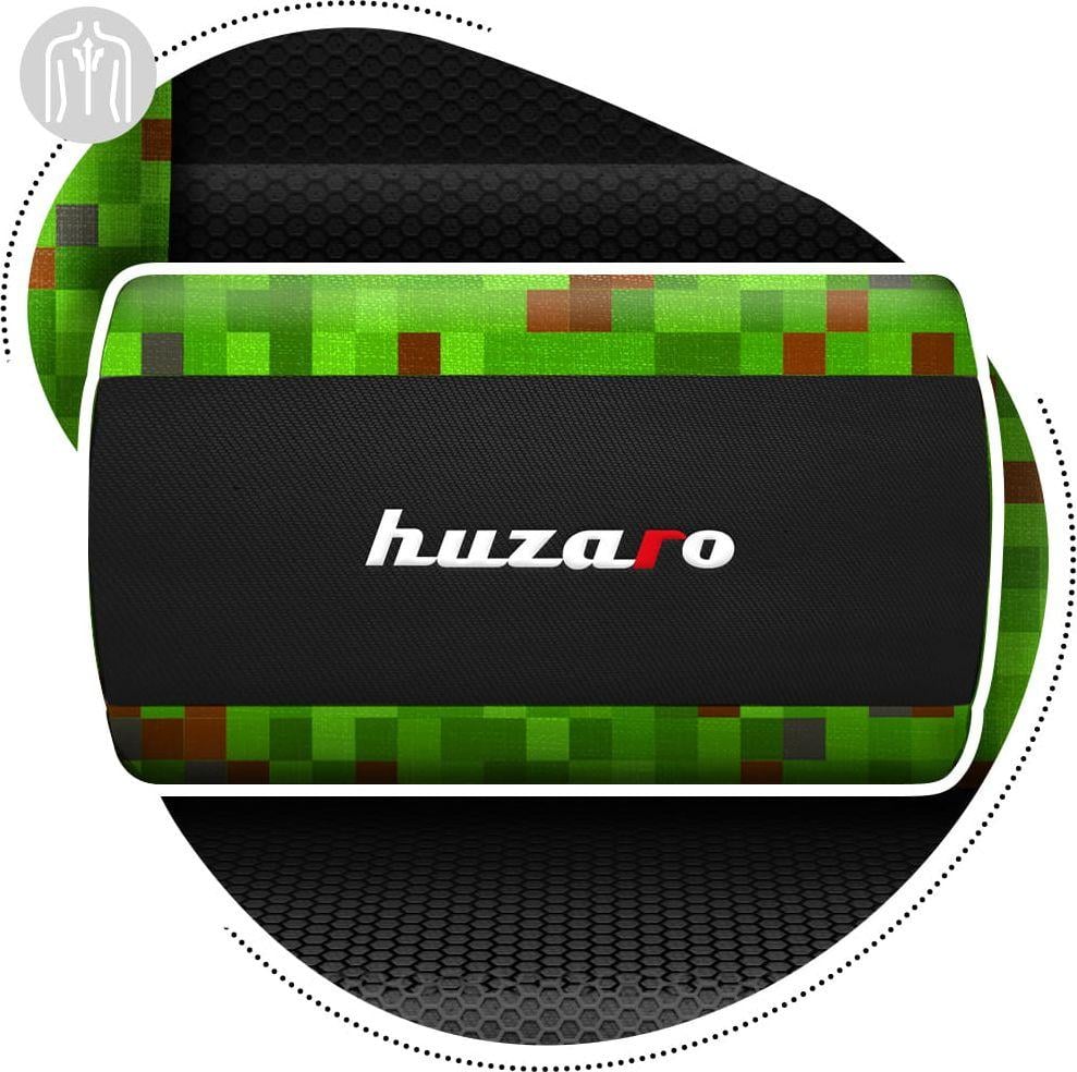 Karrige gaming HZ-Ranger 6.0 Pixel Mesh, për fëmijë, me jastëk lumbal, e zezë e gjelbër