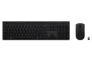 Set tastierë dhe maus Lenovo Professional Wireless Rechargeable Combo, USB, pa tela, gri