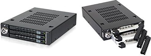 Adaptues kasete Icy Dock MB993SK-B, 3x 2.5" HDD SSD, SAS SATA, i zi