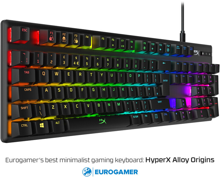 Tastierë HyperX Alloy Origins, HyperX Blue, US