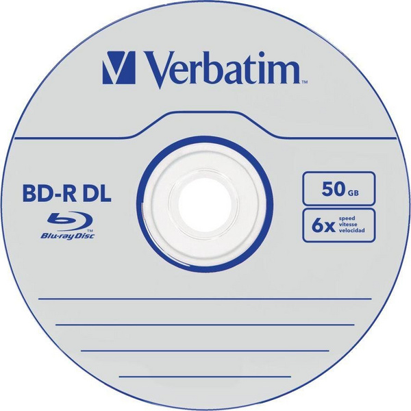 Disqe ruajtëse Verbatim BD-R DL, 50GB, 5 copa, blu 3