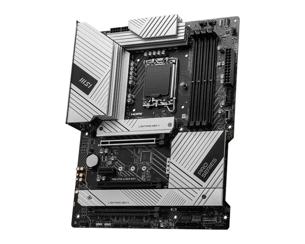 Pllakë amë MSI PRO Z790-A MAX WIFI, LGA 1700, DDR5, i argjendtë