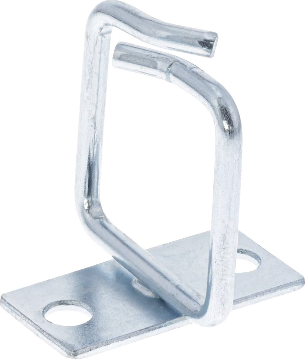 Mbajtëse kabllosh InLine Cable Bracket, metal i galvanizuar, 80x80mm, ngjyrë argjendi