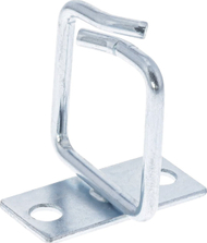 Mbajtëse kabllosh InLine Cable Bracket, metal i galvanizuar, 80x80mm, ngjyrë argjendi