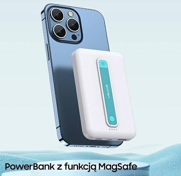 Powerbank Usams PB64, 10000mAh, Power Delivery 22.5W, MagSafe, i zi