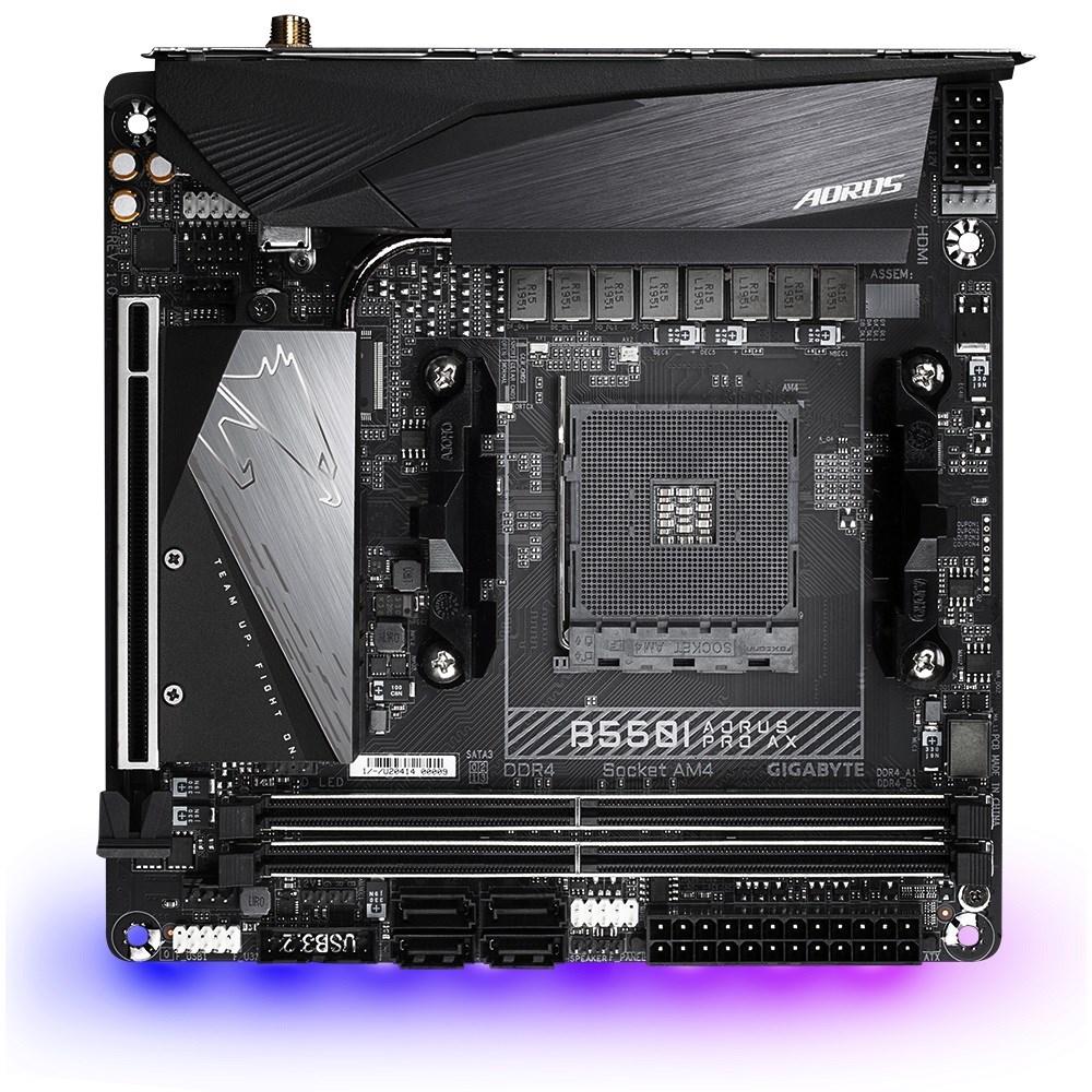 Pllakë amë Gigabyte B550I AORUS PRO AX AMD B550 AM4 socket Mini-ITX