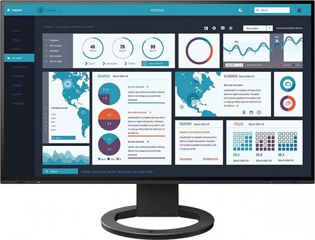 Monitor Eizo FlexScan EV2495-BK, 24.1", WUXGA, i zi