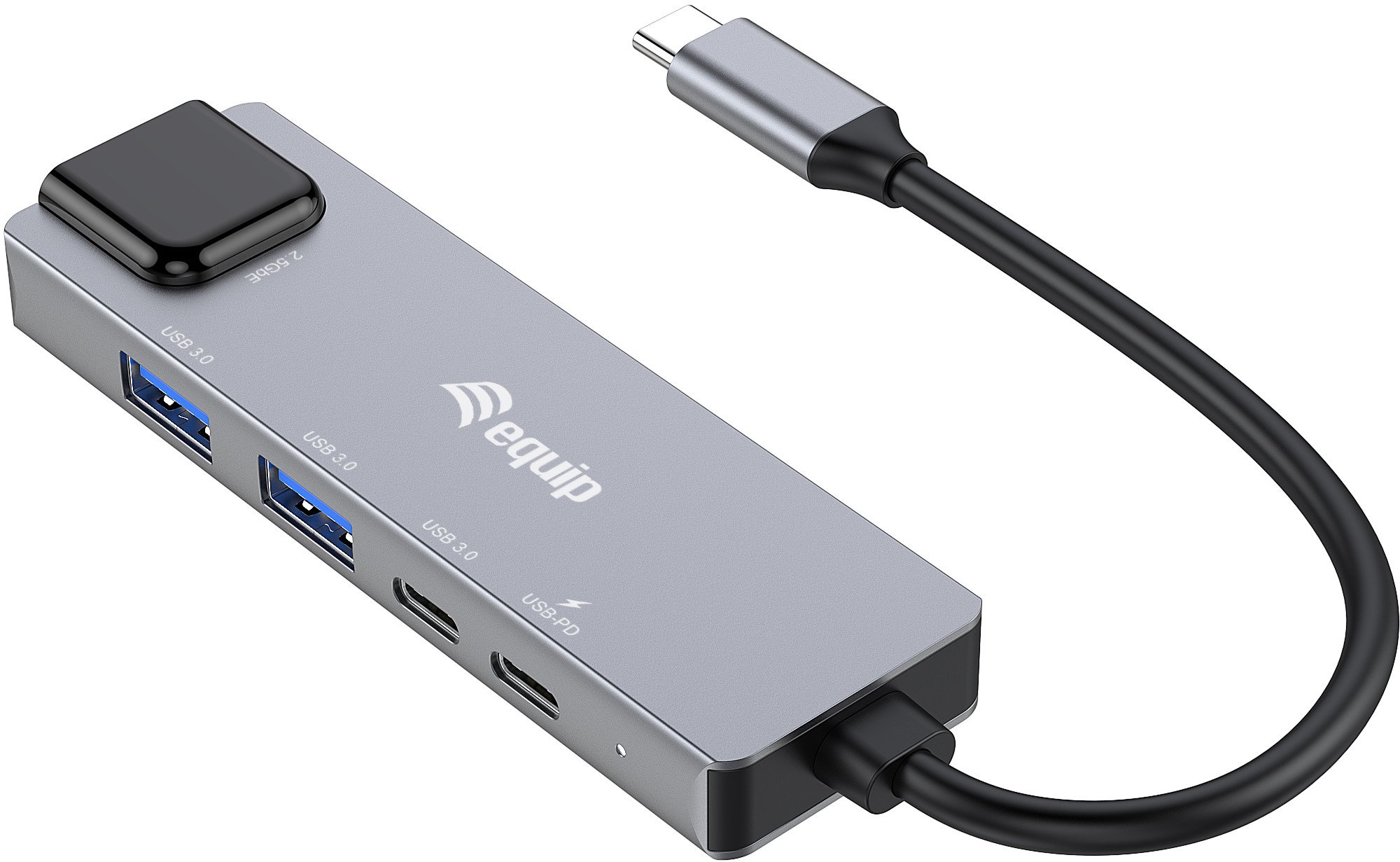 Adaptues rrjeti Equip USB C në RJ45, 2.5 Gbps, USB 3.2, gri