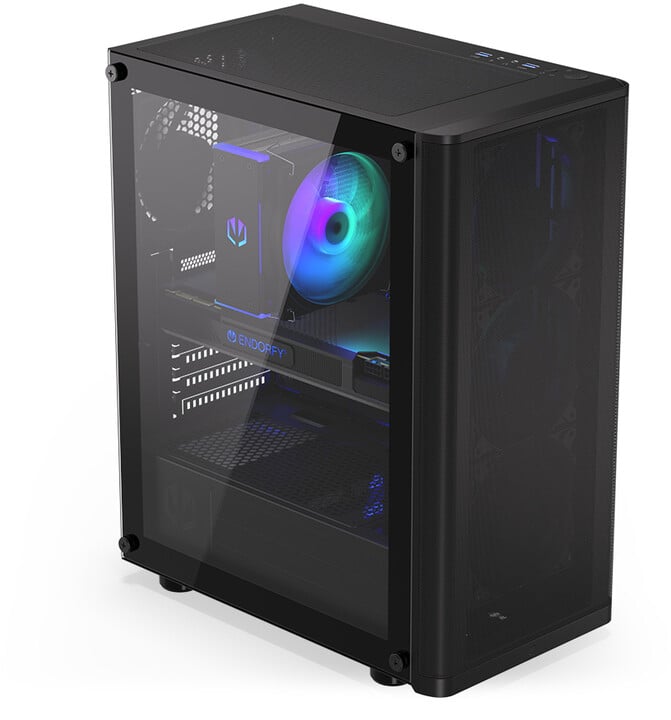 Kasë Endorfy Ventum 200 Air, TG, e zezë