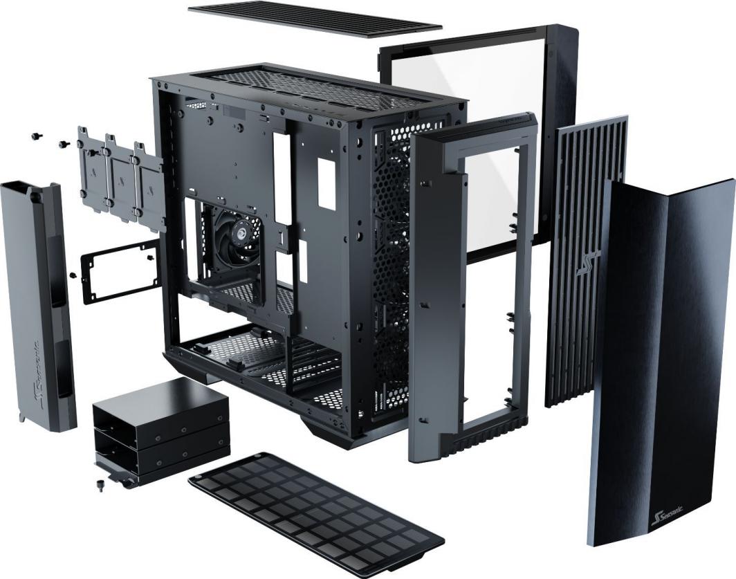 Kasë SeaSonic Syncro Q704 z karikuesem DGC-750 Gold 750W, Midi Tower