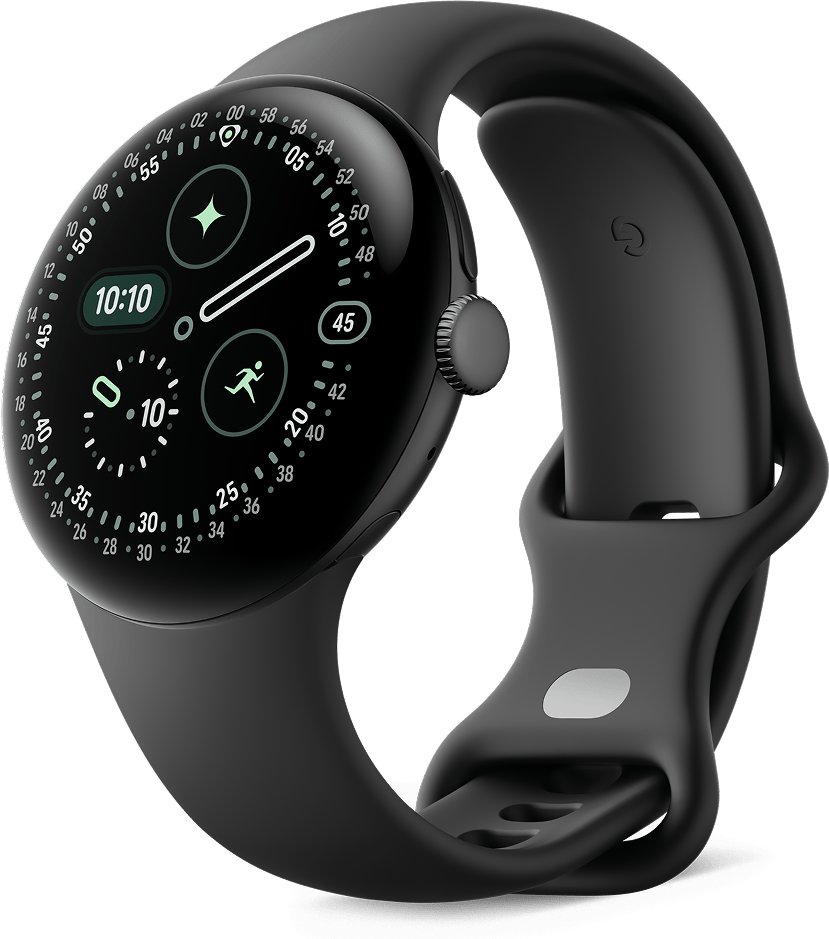 Паметен часовник Google Pixel Watch 4, 4G LTE, 41 mm, црн