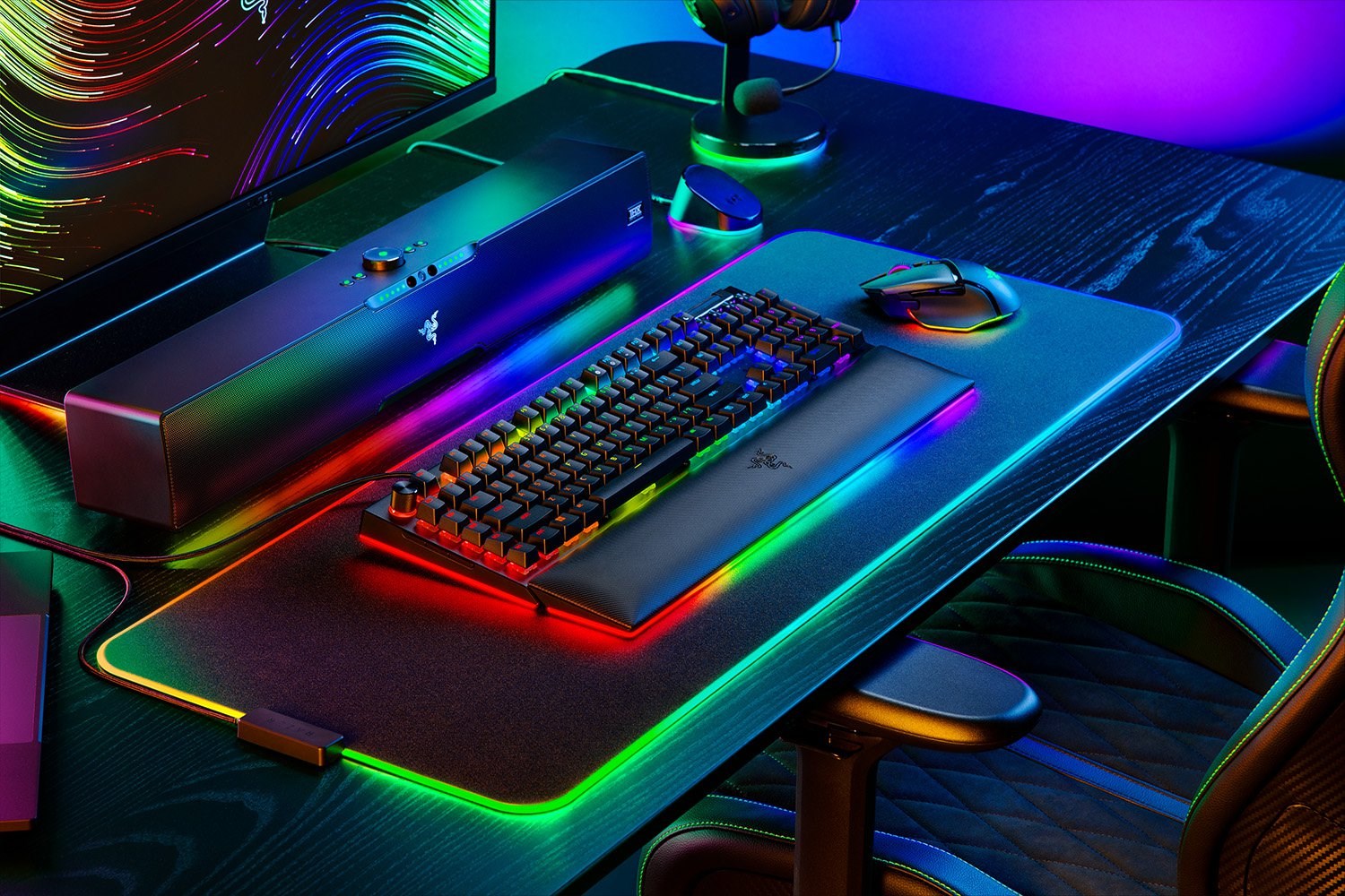 Tastierë Razer BlackWidow V4 Pro, RGB Green Switch, e zezë