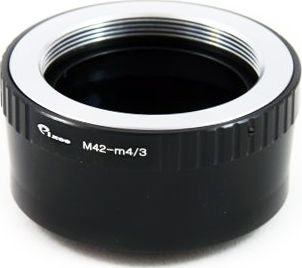 Adapter objektivi Pixco, M42 në Micro 4/3, për Olympus Panasonic, i zi