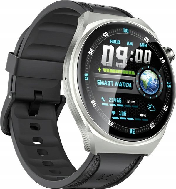 Orë inteligjente Kumi GW6, monitorim aktiviteti, njoftime smart, e zezë
