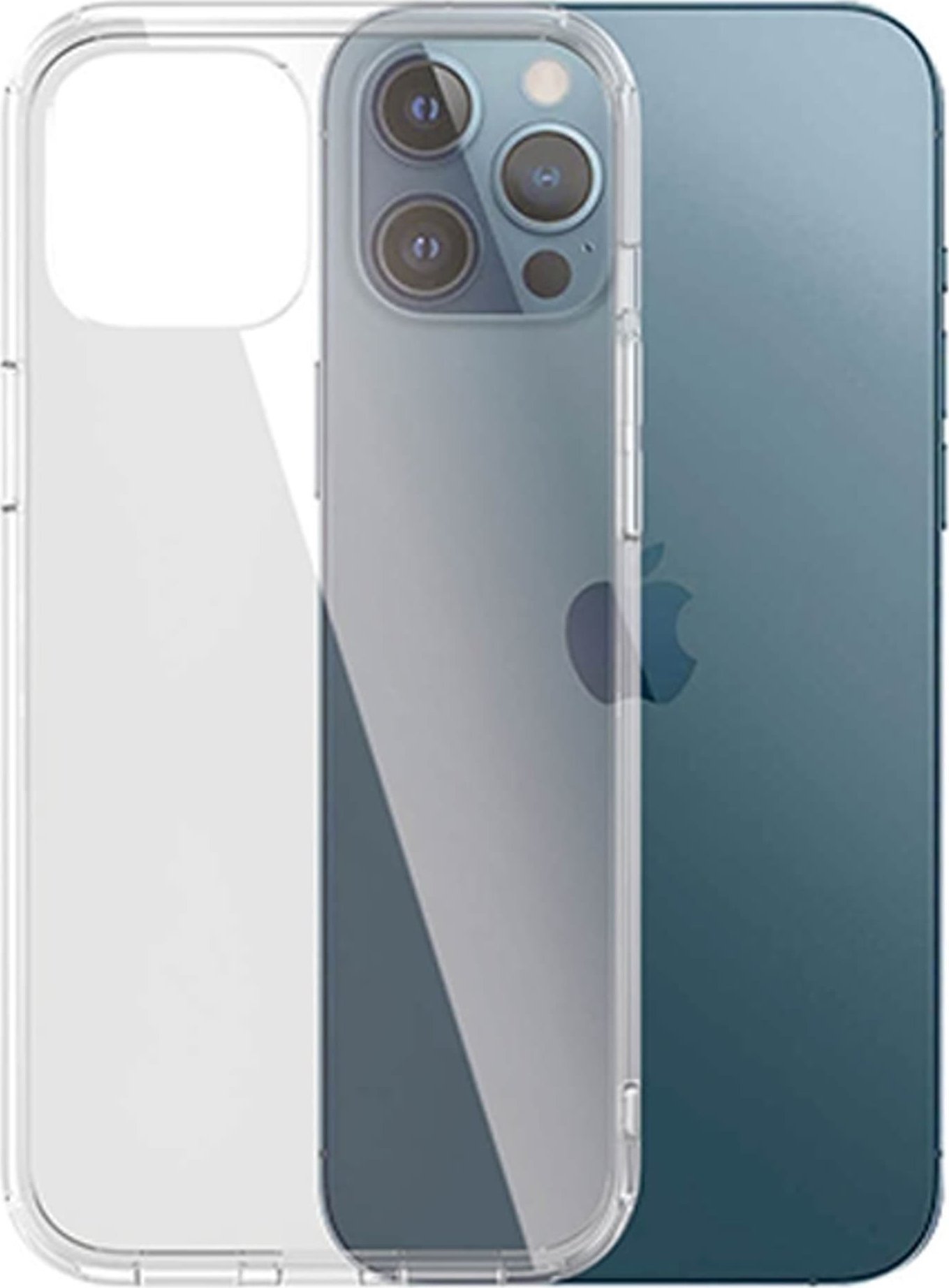 Mbështjellëse PanzerGlass ClearCase për iPhone 12 Pro Max, xham i temperuar antibakterial, mbrojtje ushtarake, transparente