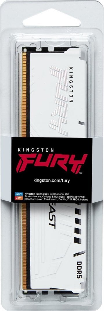 Memorie Kingston Fury Beast, DDR5, 16 GB, 6800 MHz, CL34, KF568C34BWE-16