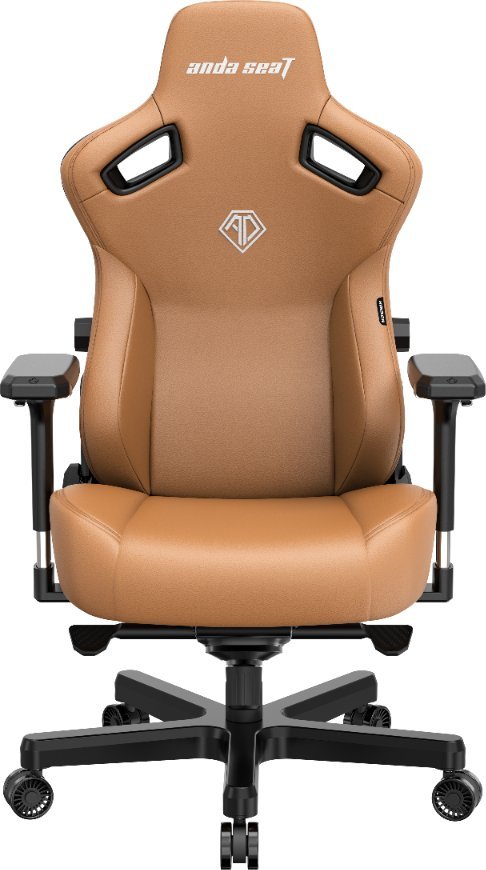 Karrige gaming AndaSeat Kaiser 3 Series L, ergonomike, lëkurë PVC dhe pëlhurë, kafe Bentley
