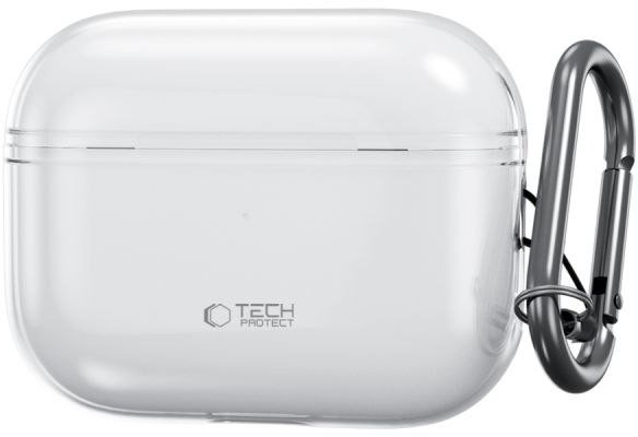 Këllëf mbrojtës Tech-Protect FlexAir për Apple AirPods Pro 3, TPU, me unazë, transparent
