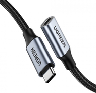 Kabllo USB UGREEN 80810B, USB C në USB C, 0.5m, 100W, e zezë