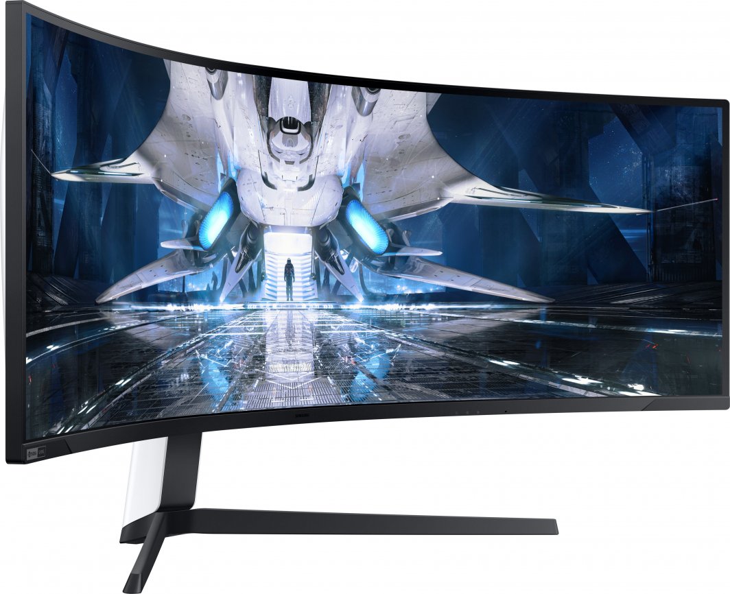 Monitor Samsung Odyssey G9 NEO, 49" LED, DQHD, i bardhë / zi