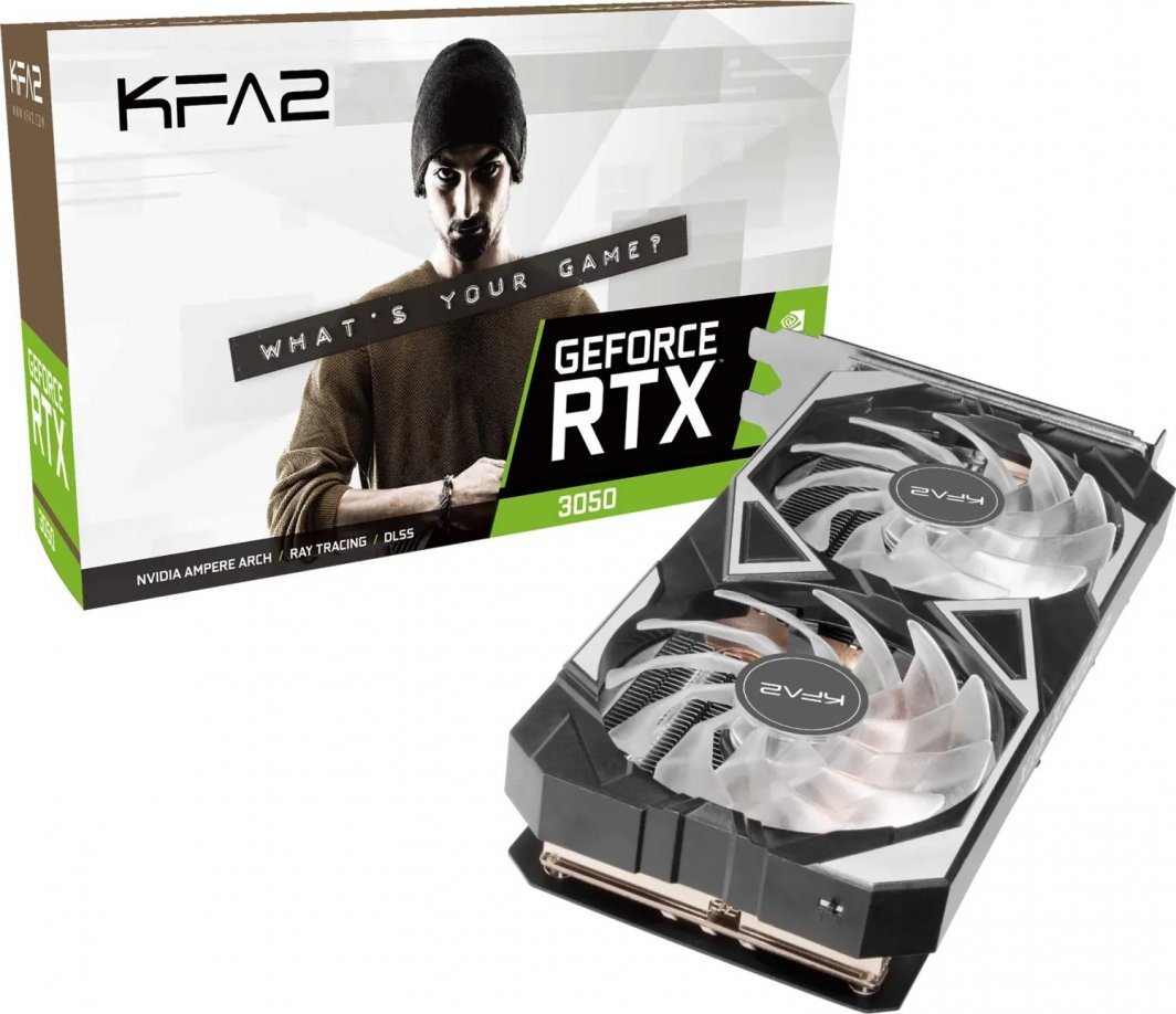 Kartelë grafike KFA2 GeForce RTX 3050 EX 1-Click OC 6GB GDDR6