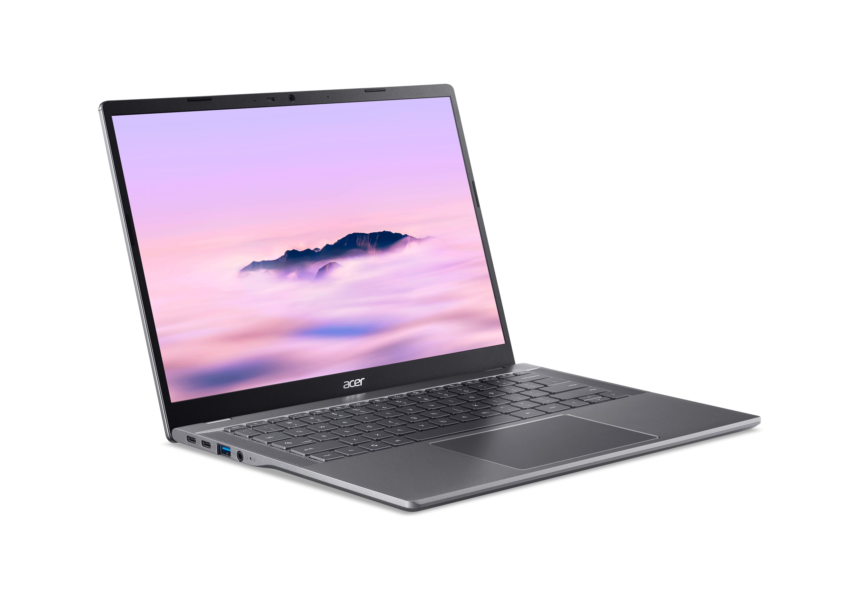 Laptop Acer Chromebook Plus 514 CB514 5HT 503H, 14" WUXGA prekje, 16GB RAM 256GB SSD, gri