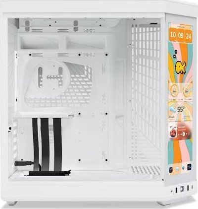 Kuti kompjuteri HYTE Y70 Touch Infinite, MIDI Tower, Snow White, e bardhë