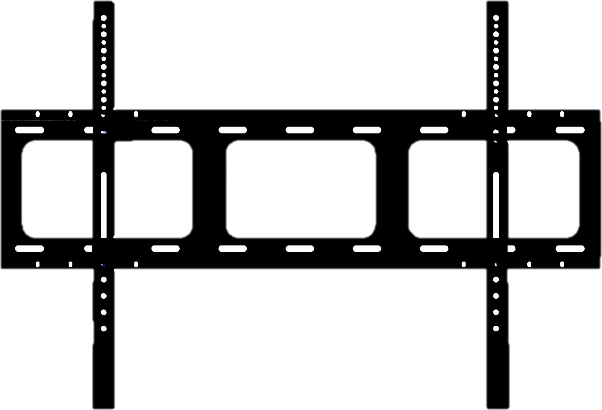 Mbajtëse muri Yealink MB-WallMount-650, për MeetingBoard 65 Pro, e zezë