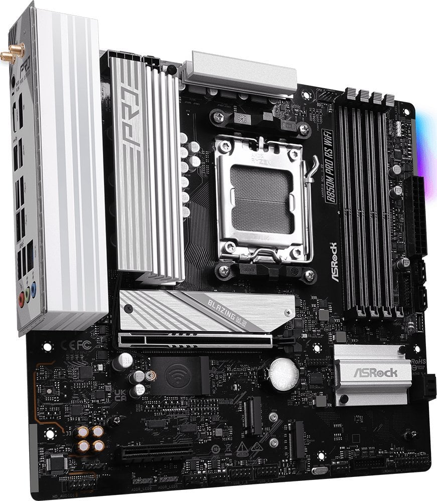 Pllakë amë Asrock B850M Pro RS WiFi, AMD B850, Socket AM5, Micro ATX 4