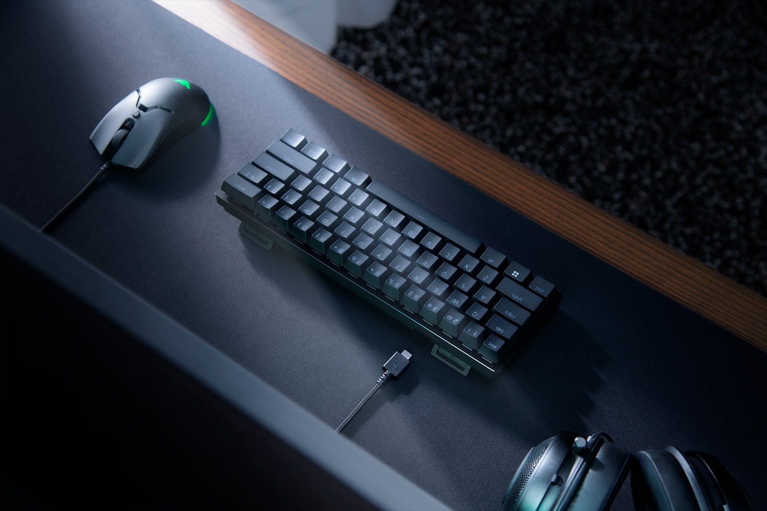 Tastierë lojërash Razer Huntsman Mini, 60%, Analog Switch, e zezë