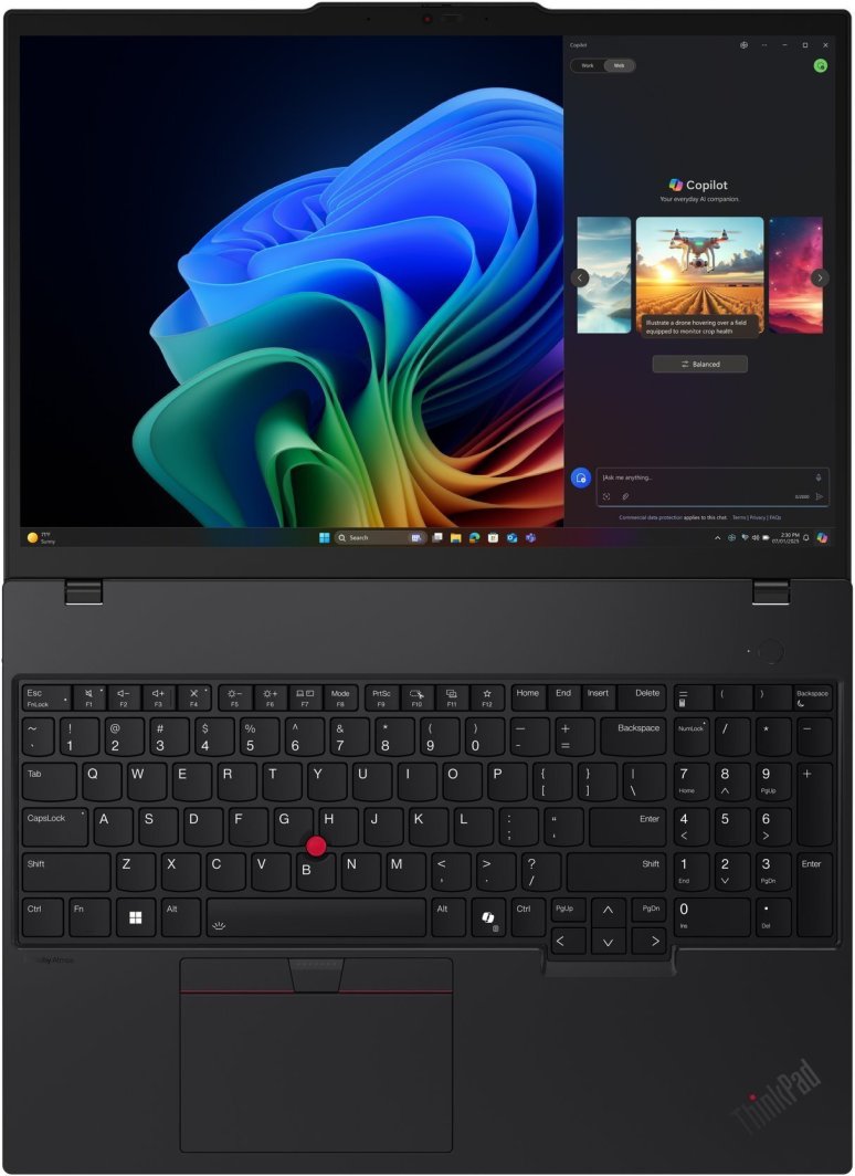 Laptopi Lenovo ThinkPad T16 G4, Ryzen AI 7 PRO 350, 32GB, 1TB, W11 Pro, i zi