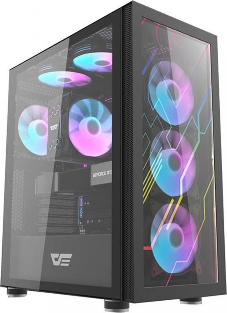 Kasë Darkflash DK210 ARGB, Midi Tower