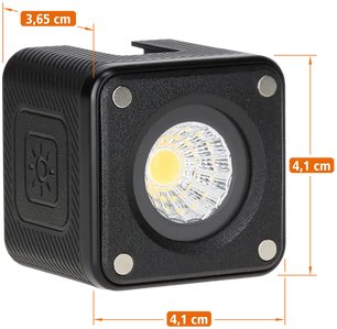 Dritë LED për video Rollei LUMIS SOLO 2, kompakte, e rregullueshme, e zezë