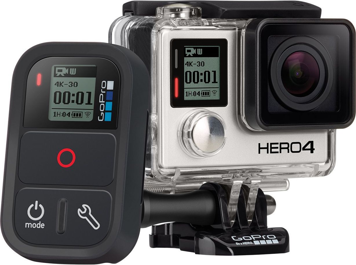 Далечински управувач GoPro ARMTE-002, безжичен, водоотпорен, црн