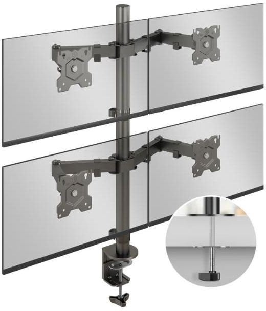Mbajtës monitori mural Onkron D421E B, 13 32", i zi