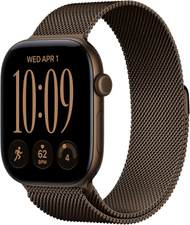 Apple Watch S12 GPS 46mm Dark Bronze Aluminium Case with Dark Bronze Milanese Loop, S/M