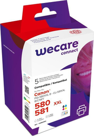Set bojë printeri WECARE për Canon PGi-580XXL CLi-581XXL, CMYK, kapacitet XXL
