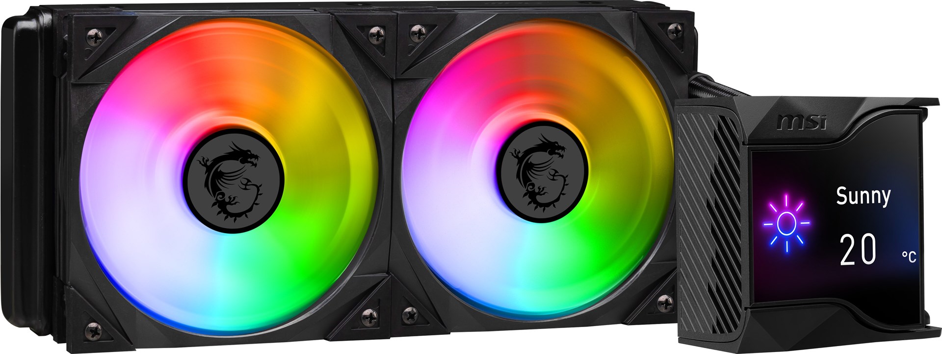 Ftohës me ujë MSI MPG CORELIQUID D240, 77.4 CFM, i zi
