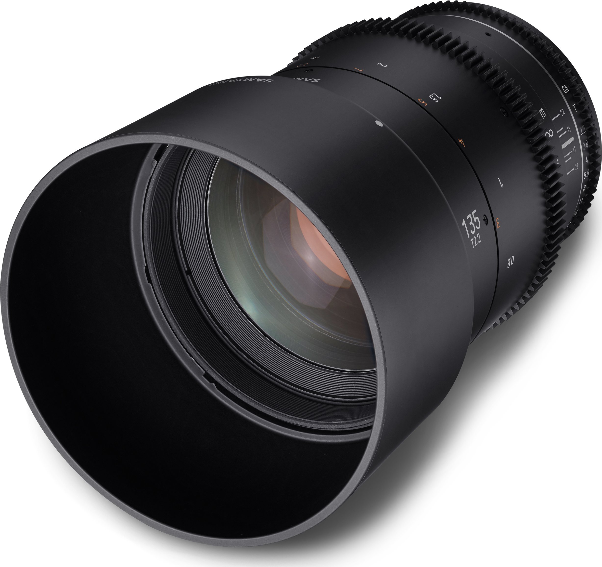 Lentë kine Samyang VDSLR 135mm T2.2 MK2, full frame, Canon RF, e zezë